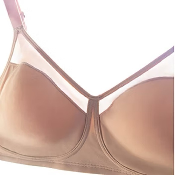Playtex 18 Hour Smoothing Minimizer Wirefree Bra US4697 Nude 36D - Picture 6 of 9